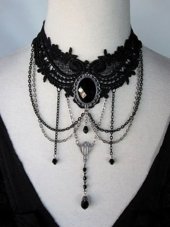 Diy Choker Gothic Necklace